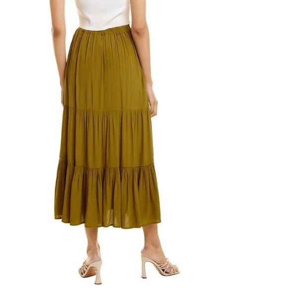 French Connection Easha Drape Button Front Skirt - Picture 11 of 13